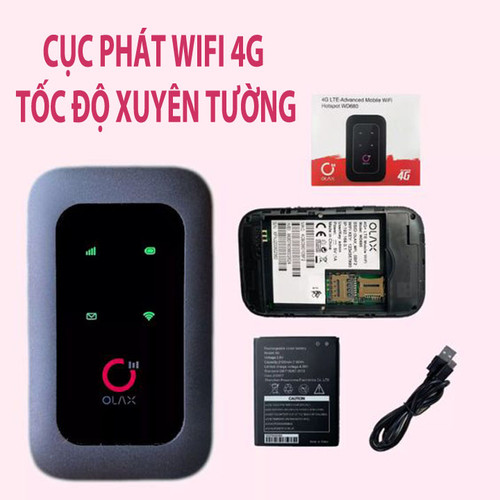 Wifi không dây 4G 5G WD680 du lịch công tác trong nước và nước ngoài