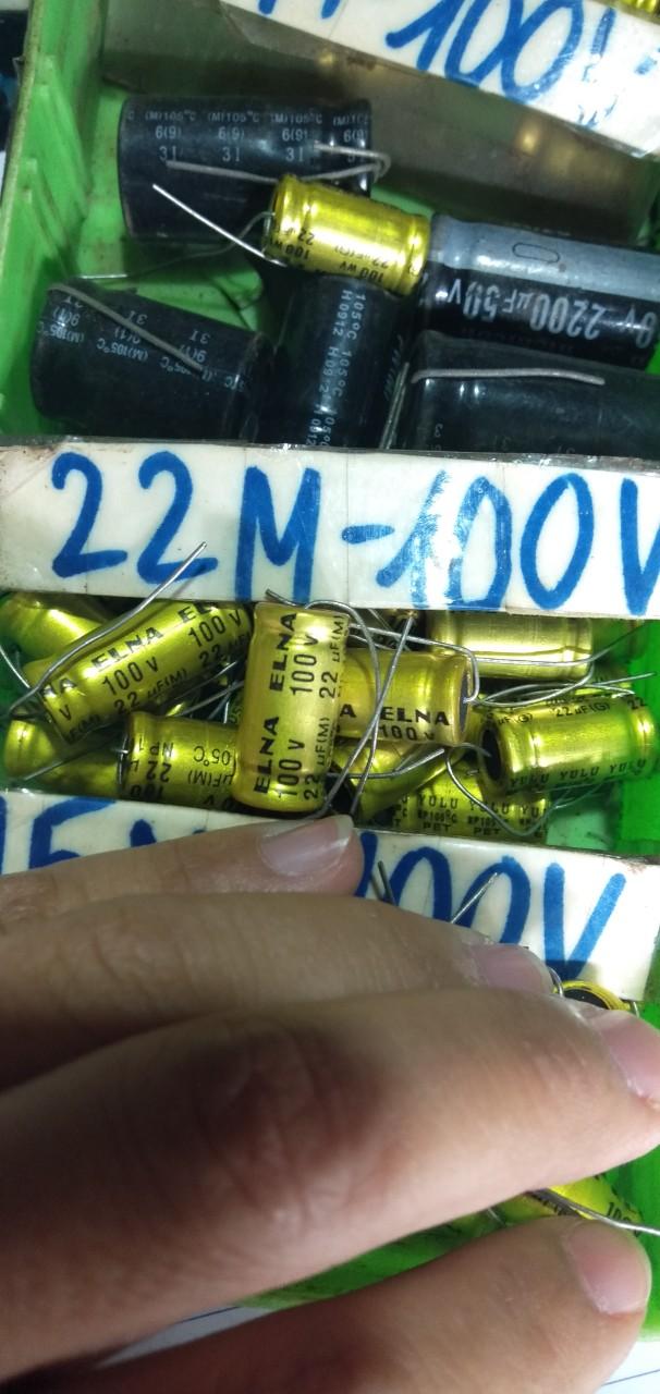 10 Tụ loa 22uf 100v