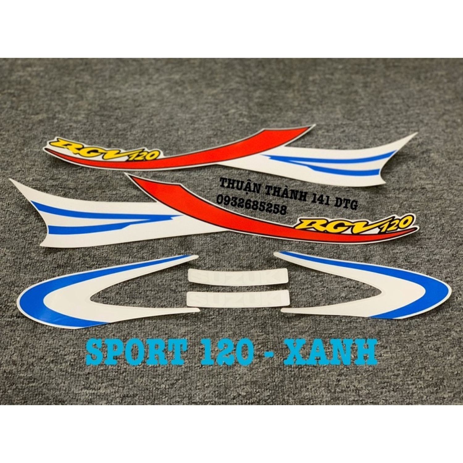 Tem sport 120 - Xipo - RGV120 ( đủ màu )