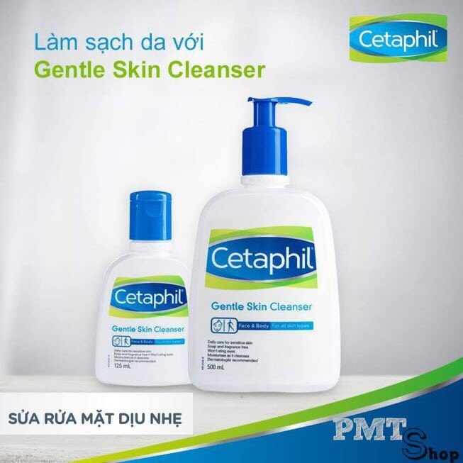 SỮA RỬA MẶT CETAPHIL 500ML - SỮA RỬA MẶT DỊU NHẸ - ICARE