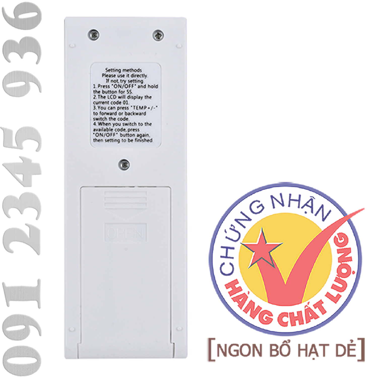 Điều khiển GREE [ĐA NĂNG] + [HÀNG ĐẸP] cho điều hòa. (Mẫu số 8)