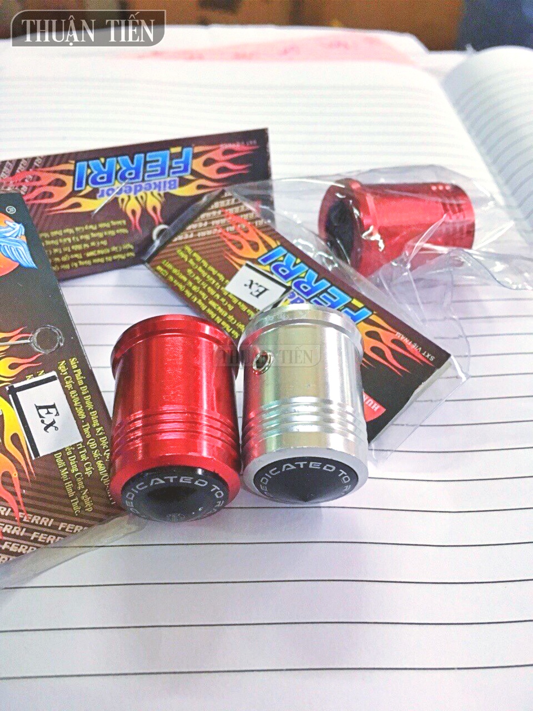 CHỤP GIÒ ĐẠP NHÔM XI DÙNG ĐƯỢC CÁC LOẠI XE EX (LỚN) VÀ HONDA (NHỎ)