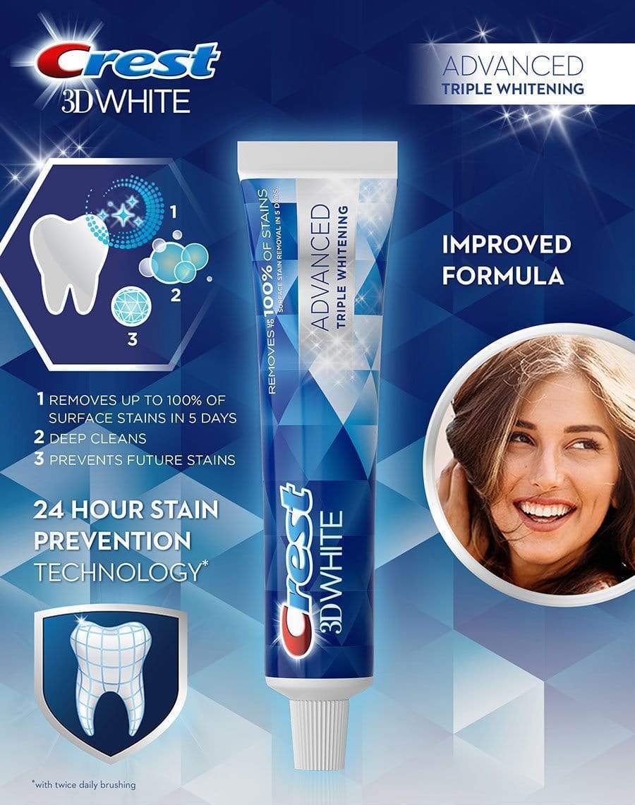 KEM ĐÁNH RĂNG CREST 3D WHITE ADVANCED WHITENING