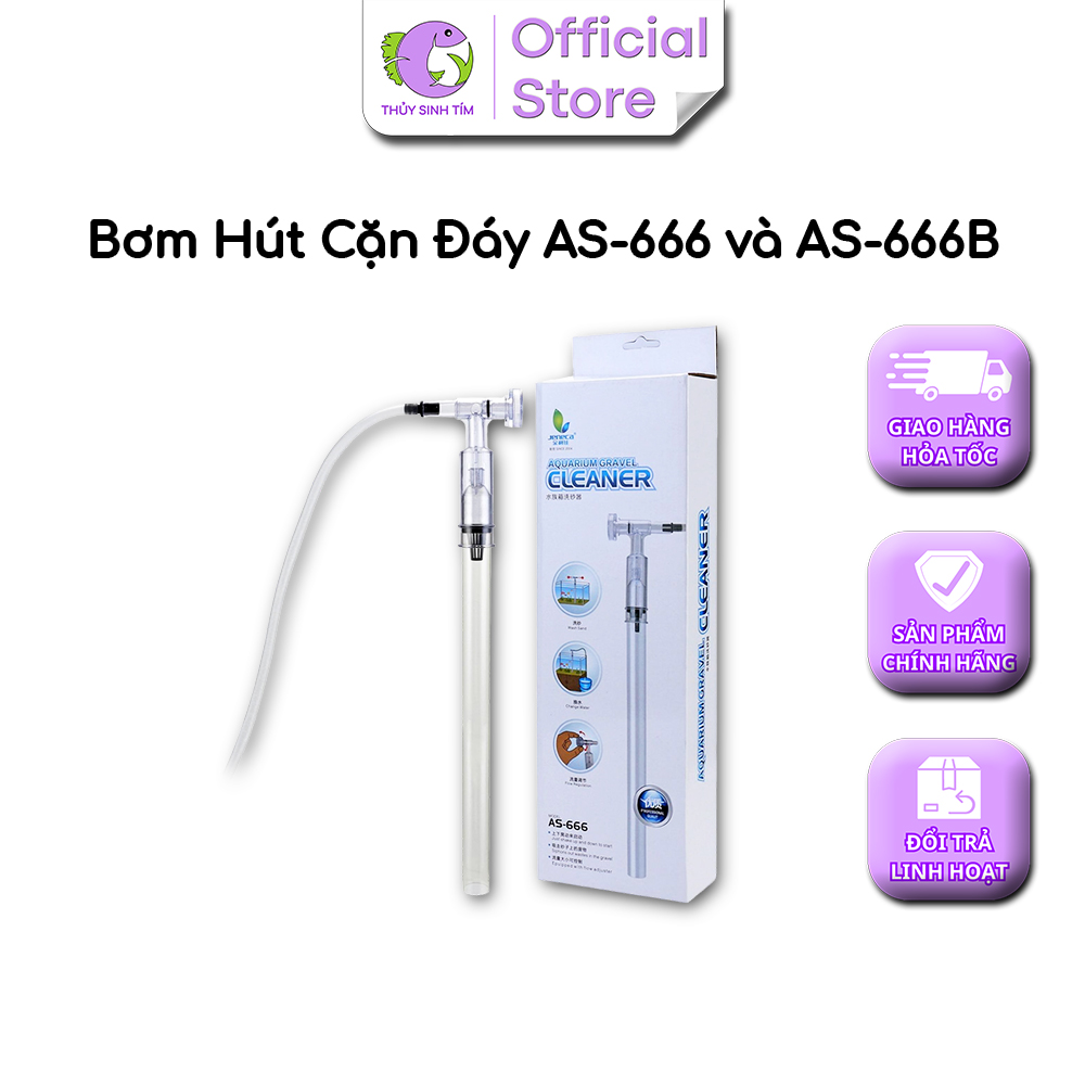 Bơm tay hút cặn đáy AS-666 và AS-666B
