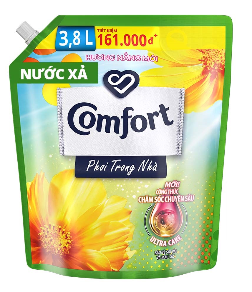Nước xả vải Comfort đậm đặc 3.8 Lít