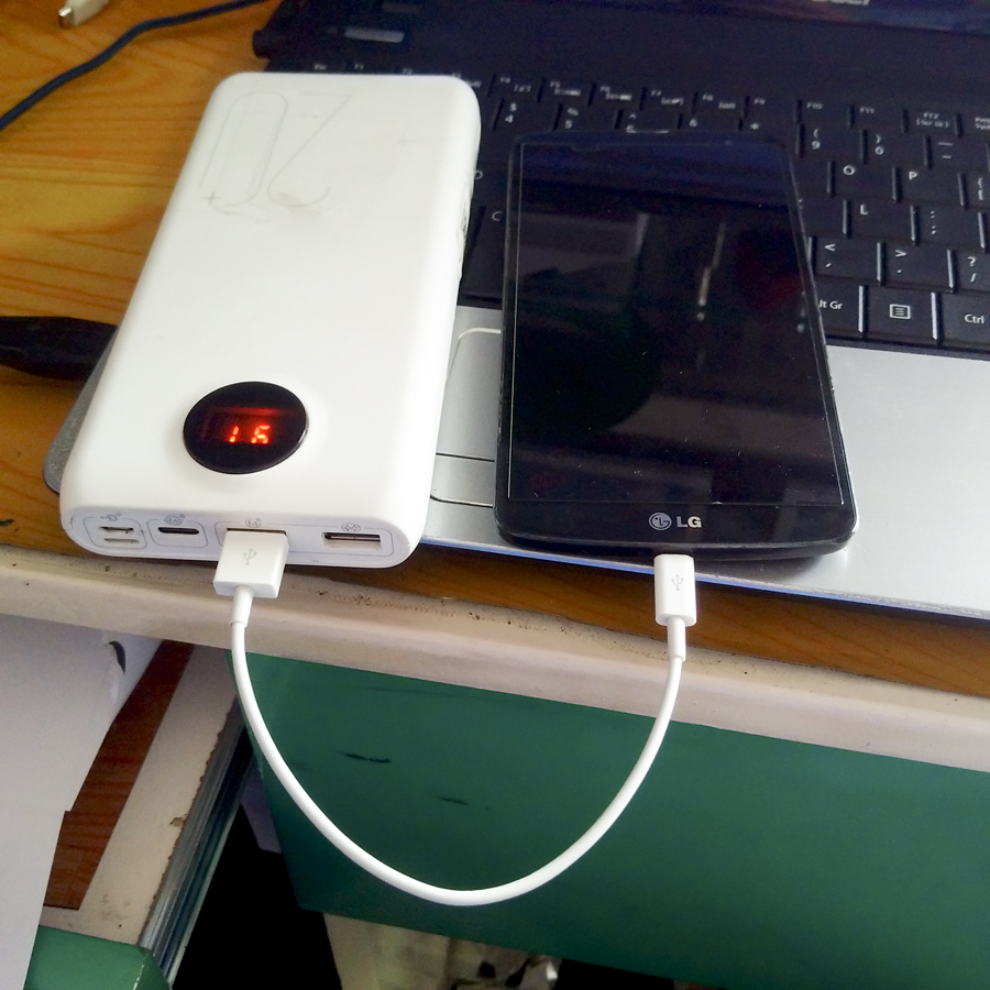 Cáp dữ liệu Micro USB Android điện thoại di động sạc nhanh 25cm