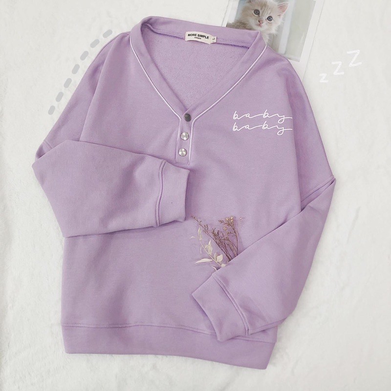 [HCM]Áo Sweater Baby Jem Closet Unisex ( Hình Thật 100% )