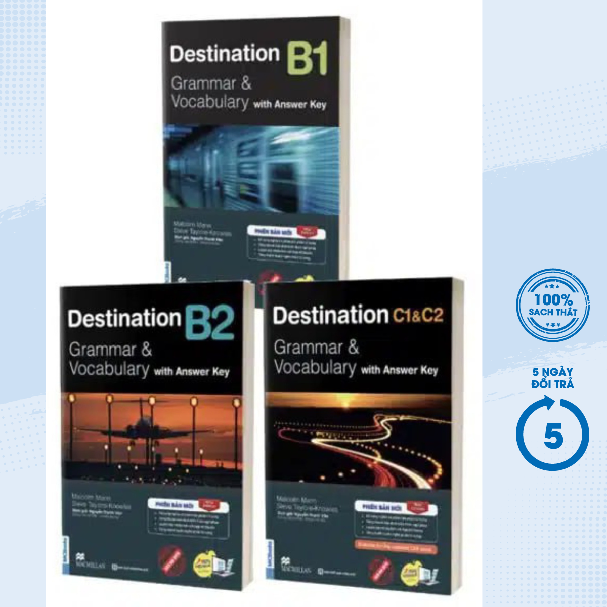 Sách - combo destination b1 + b2 + c1&c2 - grammar and vocabulary with answer key - mc - newshop