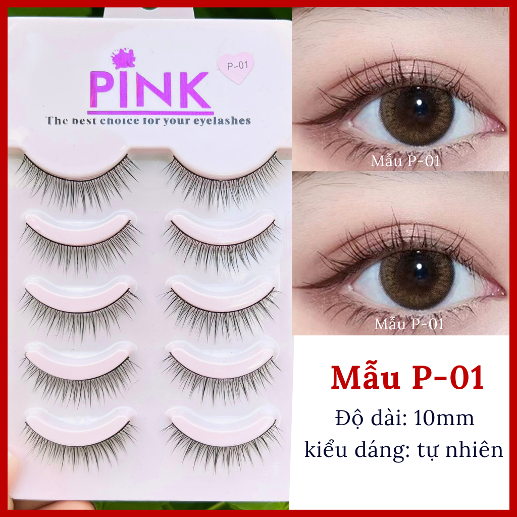 Lông Mi giả gân đen tự nhiên