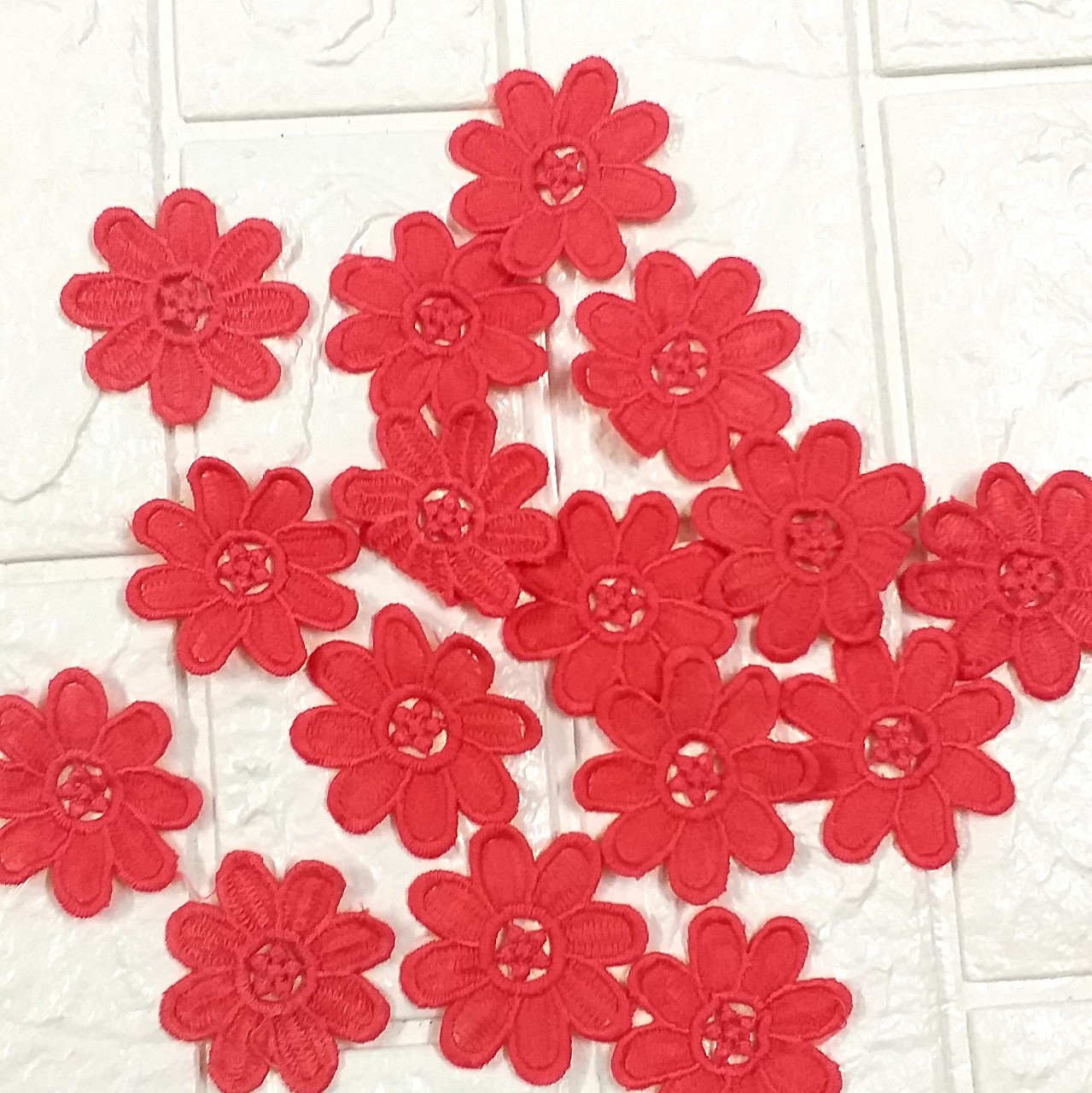 [HCM]Hoa thêu may lên áo dài trang trí (set 10hoa)