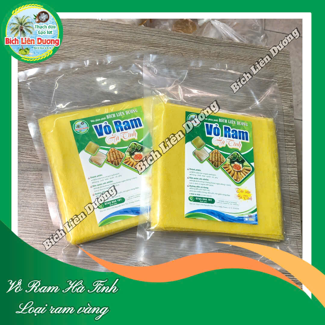 1 xấp 500g (khoảng 90-100 lá ram)_Vỏ Ram Hà Tĩnh_Vỏ Ram Loại Vàng