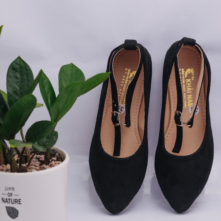 Giày búp bê quai đen thời trang_[Giá gốc tận xưởng]