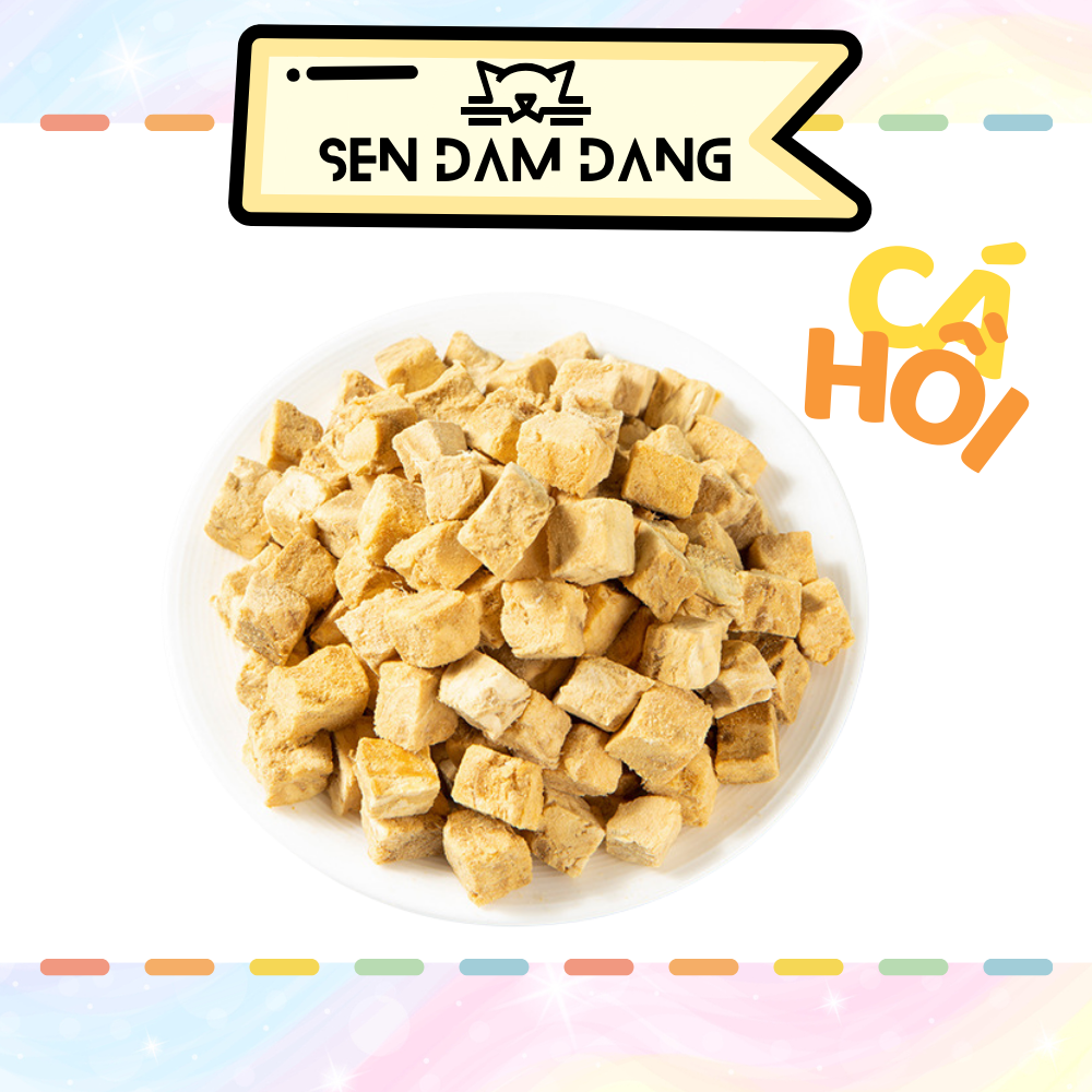 Cá Hồi Sấy Cho Cún Mèo - 50 Gram