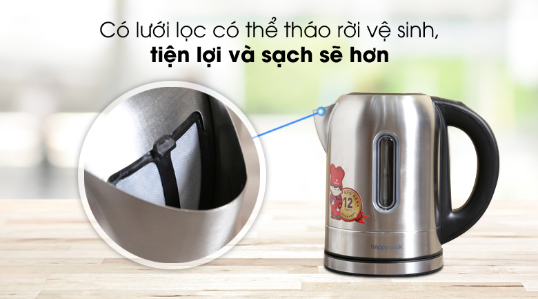 Bình siêu tốc Happycook 171SD 1.7 lít
