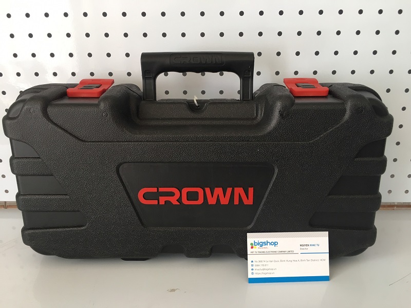 Máy mài góc 860W Crown CT13336 kiêm đánh bóng