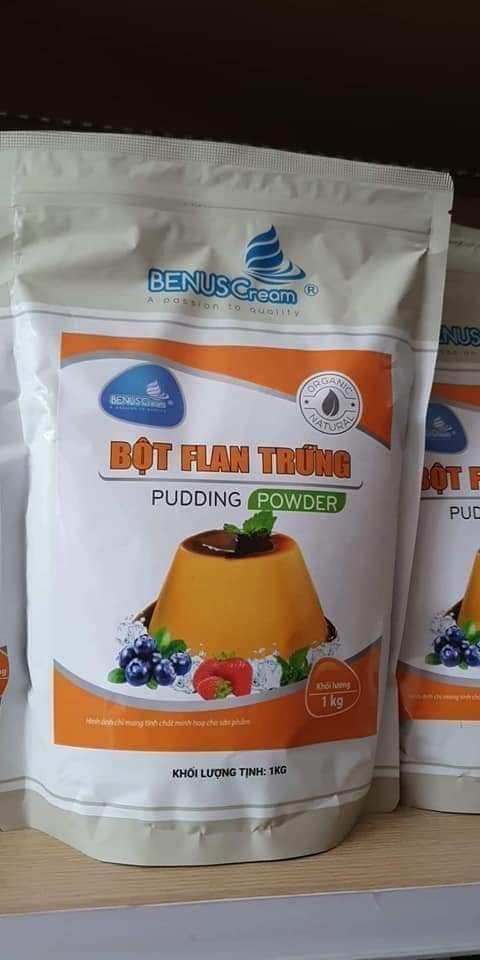 Bột Bánh Flan Vị Trứng 1kg – BENUSCream