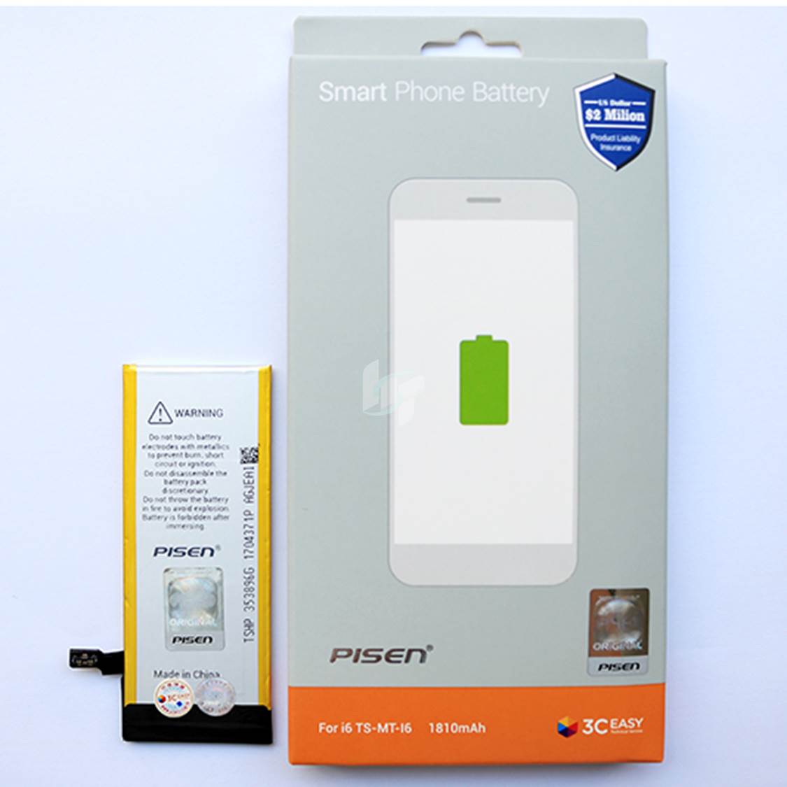 Pin Pisen cho Iphone 6 1810mAh chuẩn 3C Easy certificate
