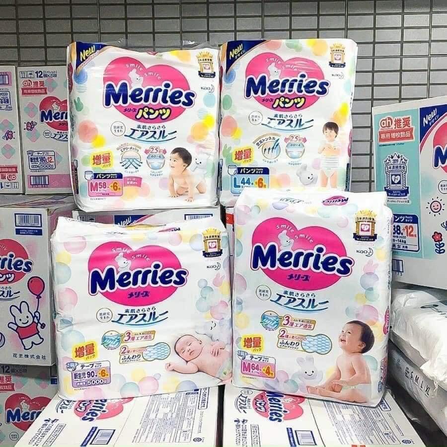 Tã dán Merries Size M64 (cho bé 6 - 11kg)