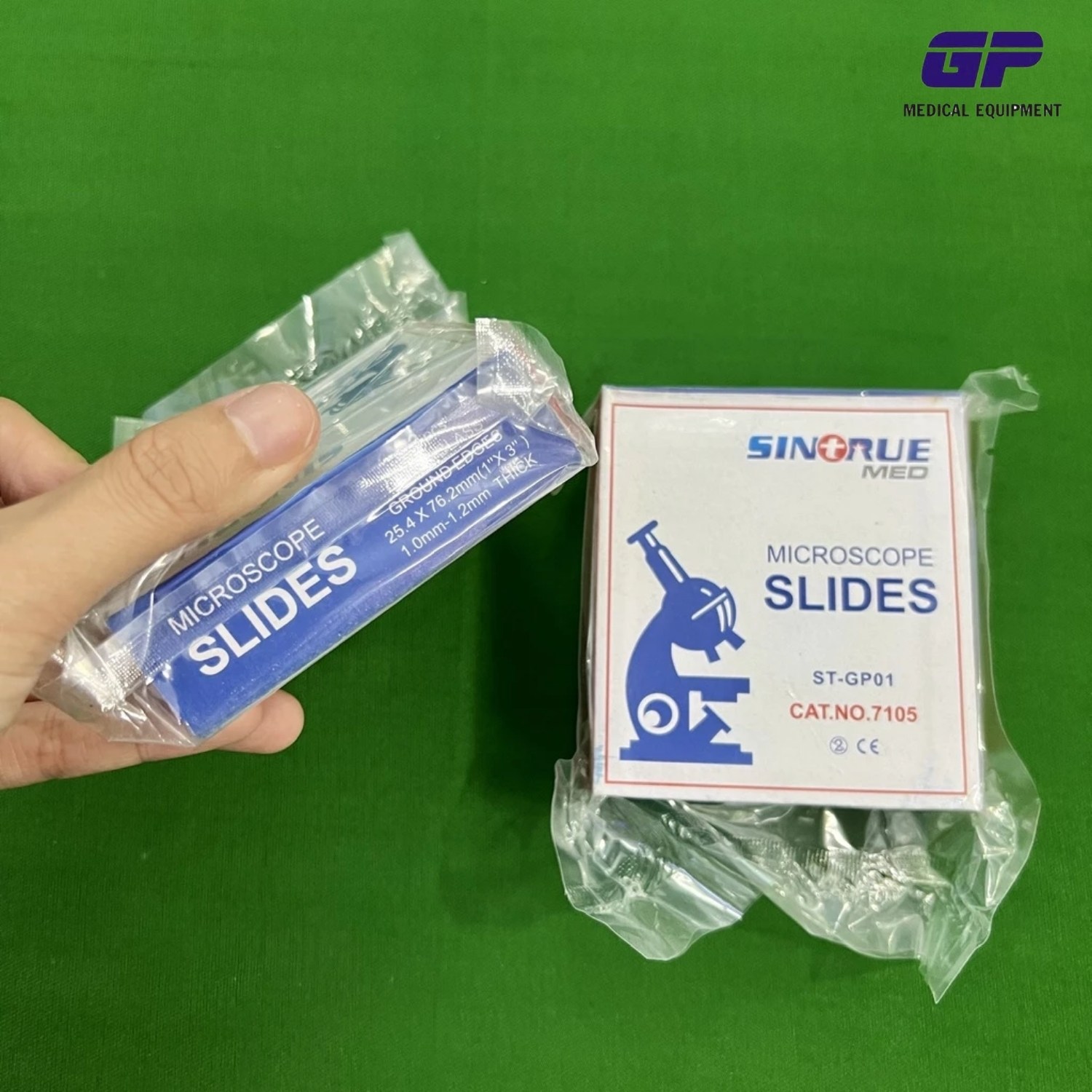 LAM KÍNH HIỂN VI NHÁM 7105 DÙNG MỘT LẦN MICROSCOPE SLIDES (HỘP 50 CÁI)