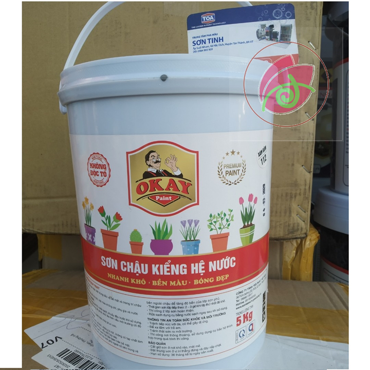 Sơn chậu cảnh hệ nước Okay 5kg