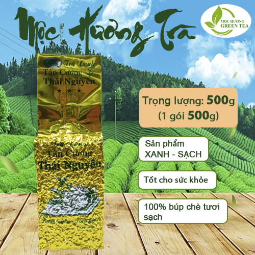 Trà tân cương thái nguyên hương vị hoa nhài xanh thơm ngon 500g, trà xanh mộc hương trà trà hoa lài tân cương thái nguyên 500g