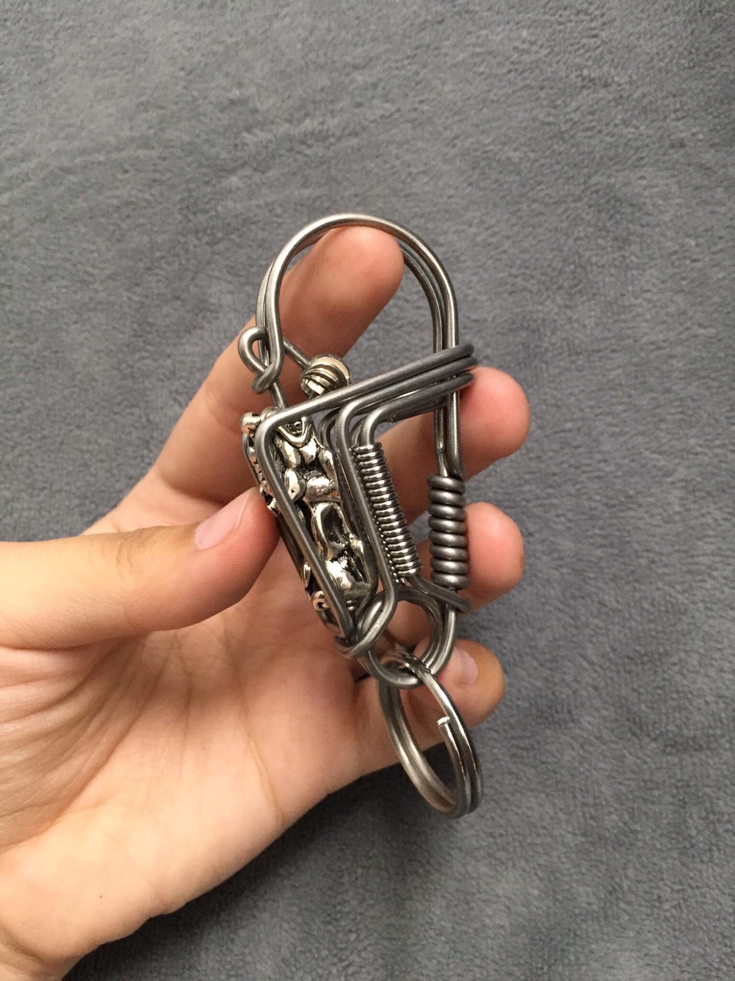 Móc khoá tỳ hưu inox giá rẻ