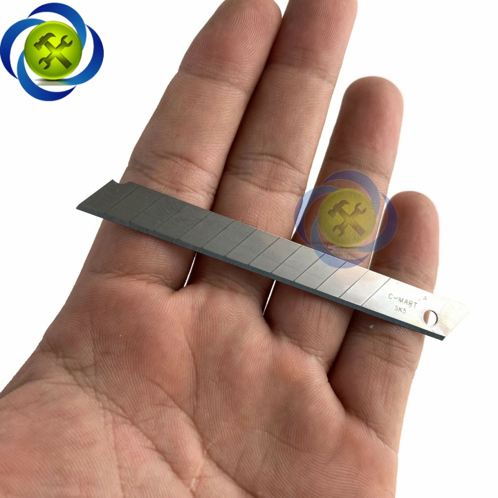 [HCM]Lưỡi dao rọc giấy C-mart A0042 80x90x0.4mm (10 lưỡihộp)