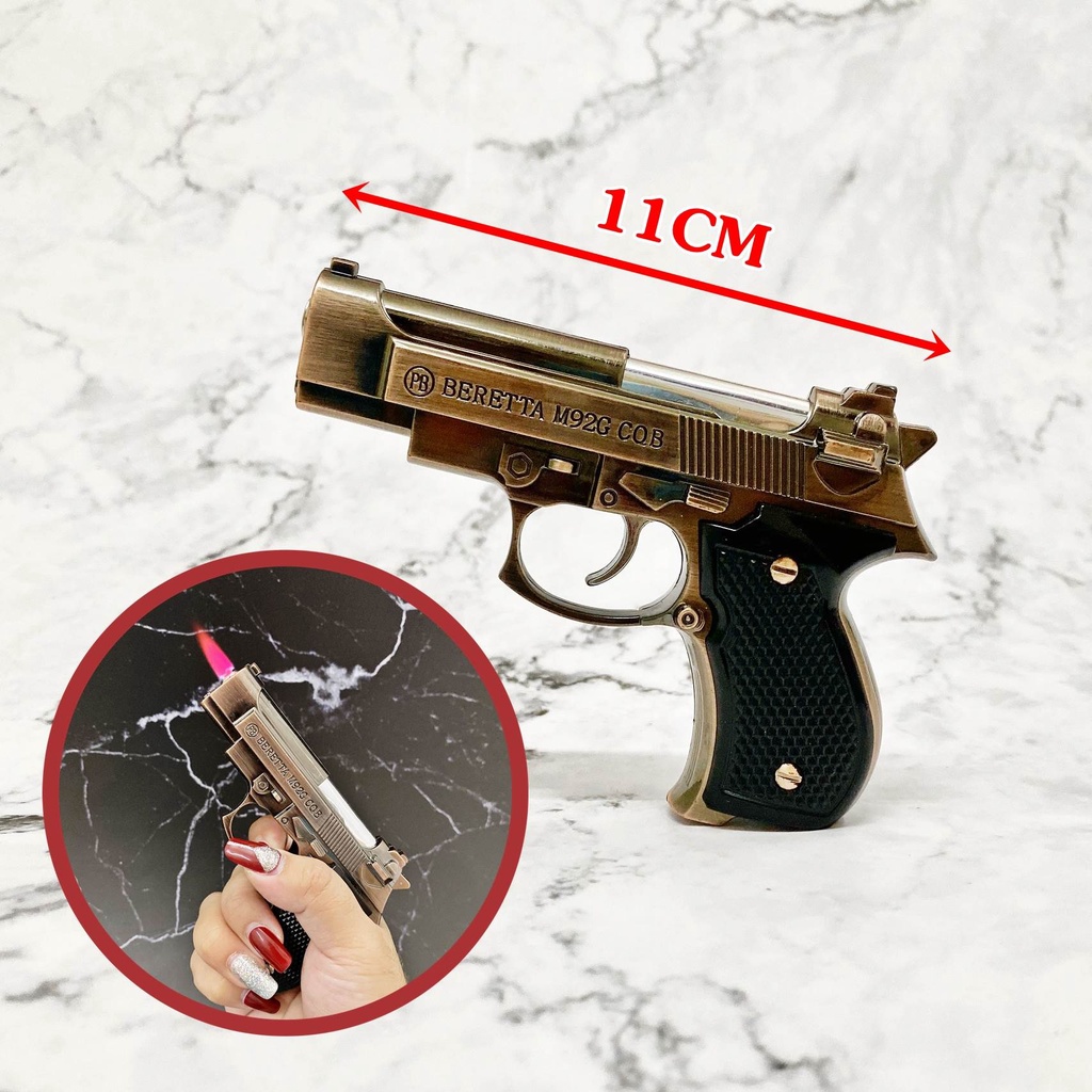 Hột quẹt bật lửa mô hình M-92 size 11cm cực chất
