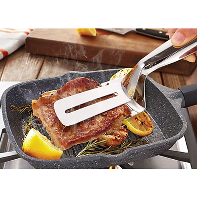 [HCM]( DỄ CẦM NẮM ) KẸP INOX 304 CÁN DÀI GẮP THỨC ĂN  LẬT TRỞ THỨC ĂN TIỆN DỤNG CHỐNG NÓNG - KẸP GẮP ĐỒ CHIÊN XÀO  KẸP GẮP ĐỒ NÓNG CHỊU NHIỆT CAO