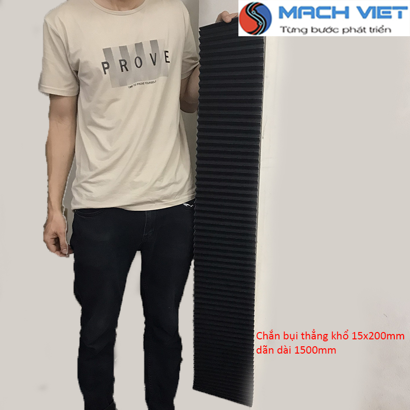 Tấm chắn bụi máy CNC dạng thẳng