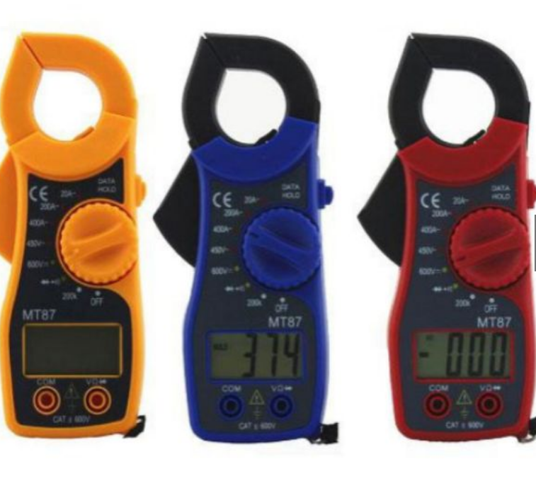 Đồng Hồ Kìm Đo Dòng Điện Ampe Kế MT87 (Kèm Pin Màu Ngẫu Nhiên)