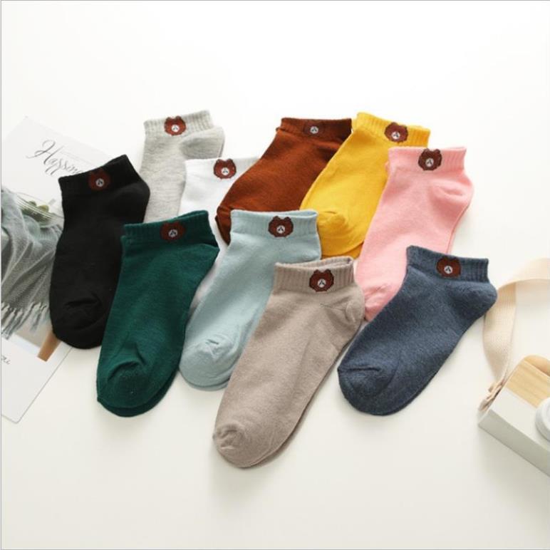 Set 10 đôi tất gấuFREESHIPTất Gấu Brown loại 1