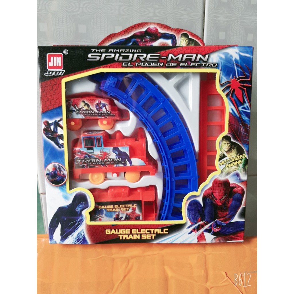 [HCM]Đồ chơi Đoàn tàu lửa Người nhện Spider man (không kèm pin)