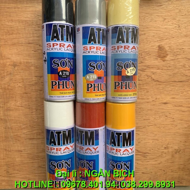 Mua Sơn xịt ATM Spray Đủ Màu