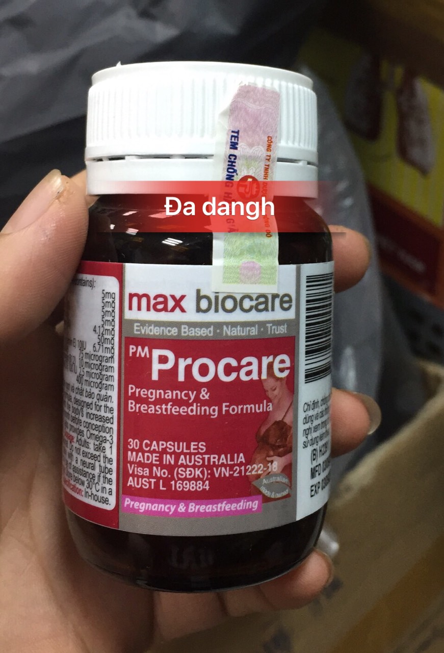 Procare - Bổ Cho Bà Bầu lọ 30 viên