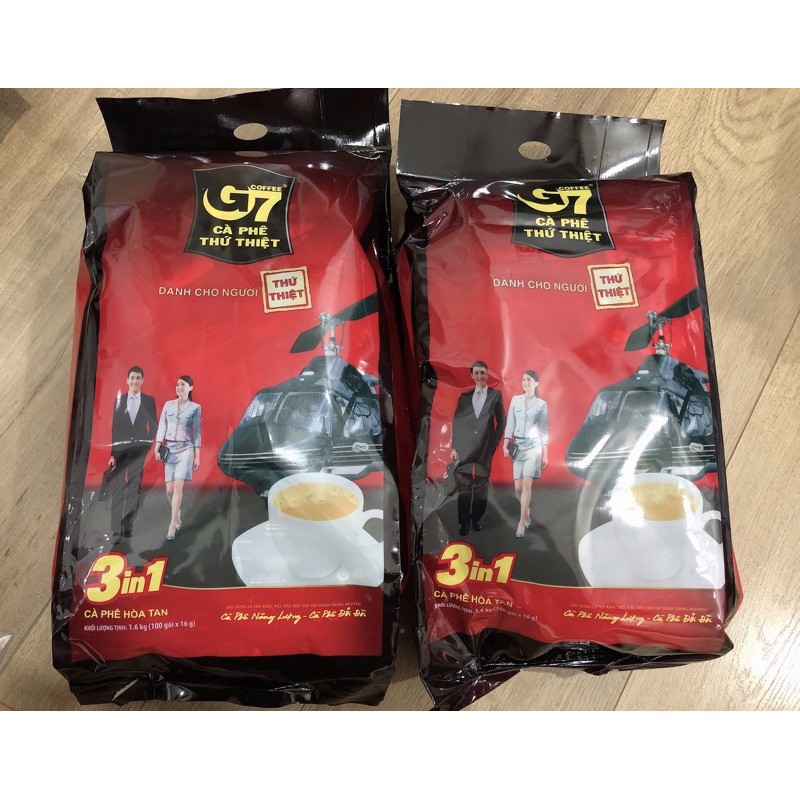 Cà Phê Sữa Hoà Tan G7 3in1 Bịch 100 gói