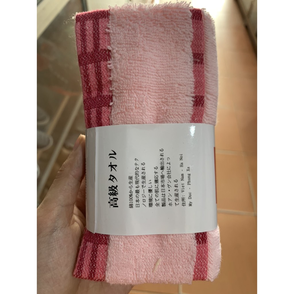 Khăn mặt bông cao cấp xuất khẩu Nhật Bản