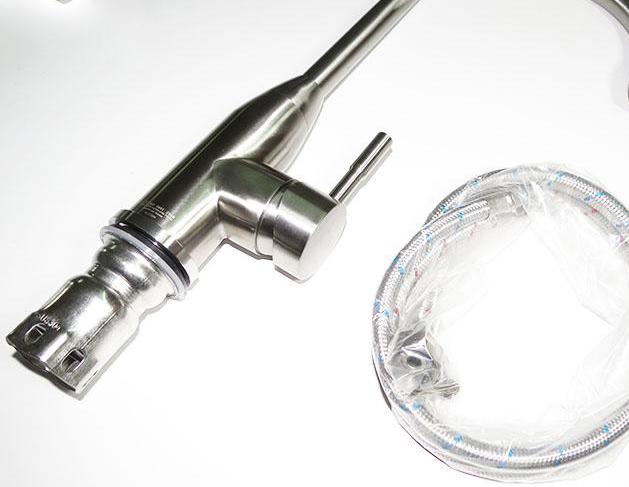 Vòi rửa chén nóng lạnh ROKEE - DL111 (Trắng bạc)