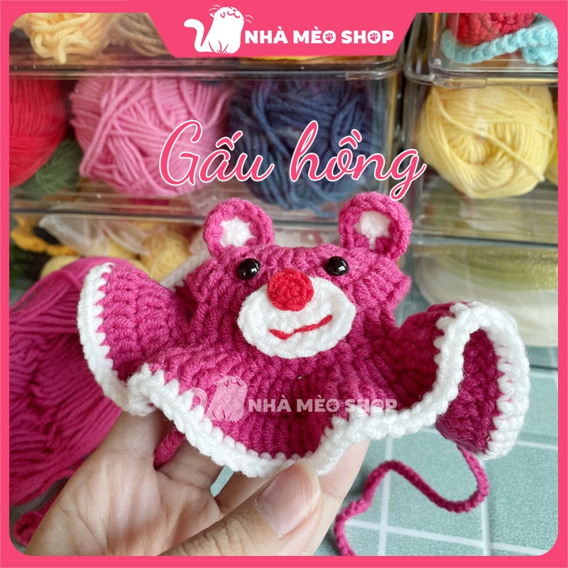 Cute handmade pet beanie
