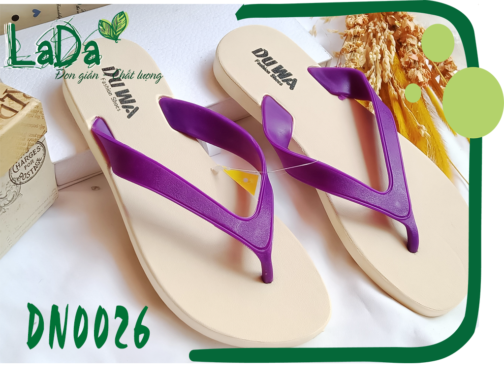 Dép Đúc Quai Kẹp Nữ Màu Trơn Siêu Bền [DN0026]