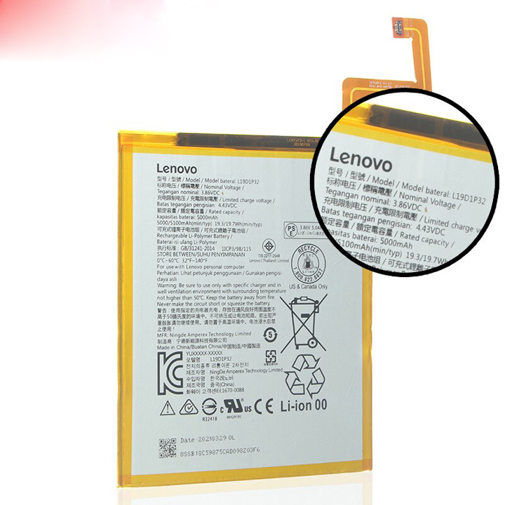 Pin lenovo tab m10 fhd plus tb-x606x chính hãng, pin máy tính bảng lenovo tab m10 fhd plus 10.3 inch