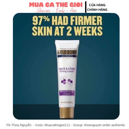 [GIẢM 5% ĐƠN 129K]Kem dưỡng da cổ và ngực Gold Bond 56gr