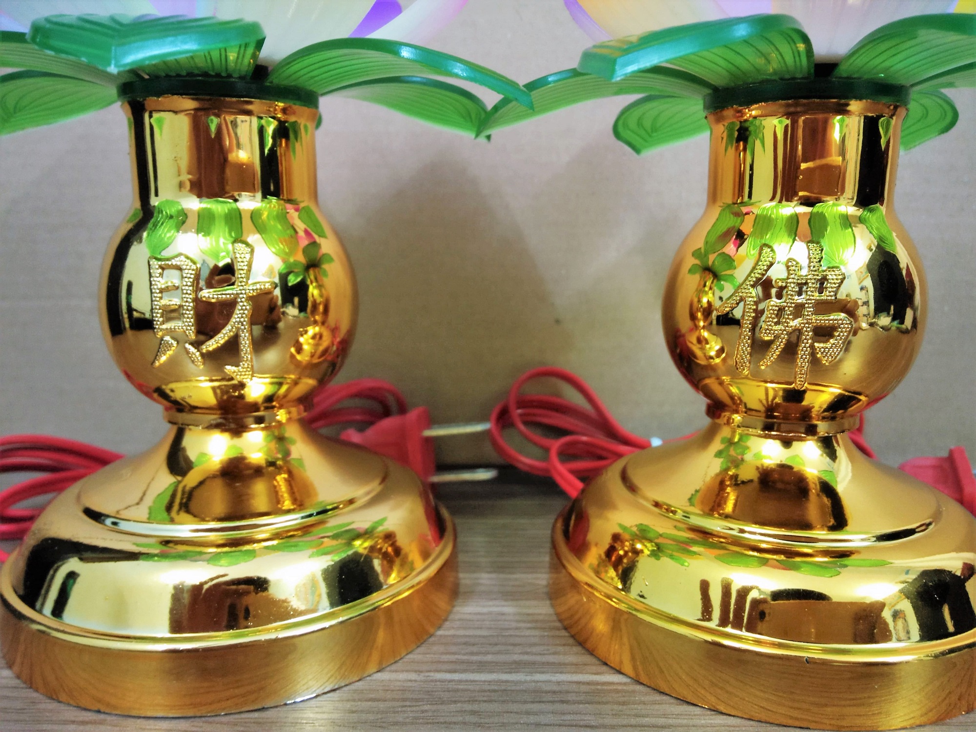 [ Thay bóng dễ dàng ] Đèn thờ cúng hoa sen