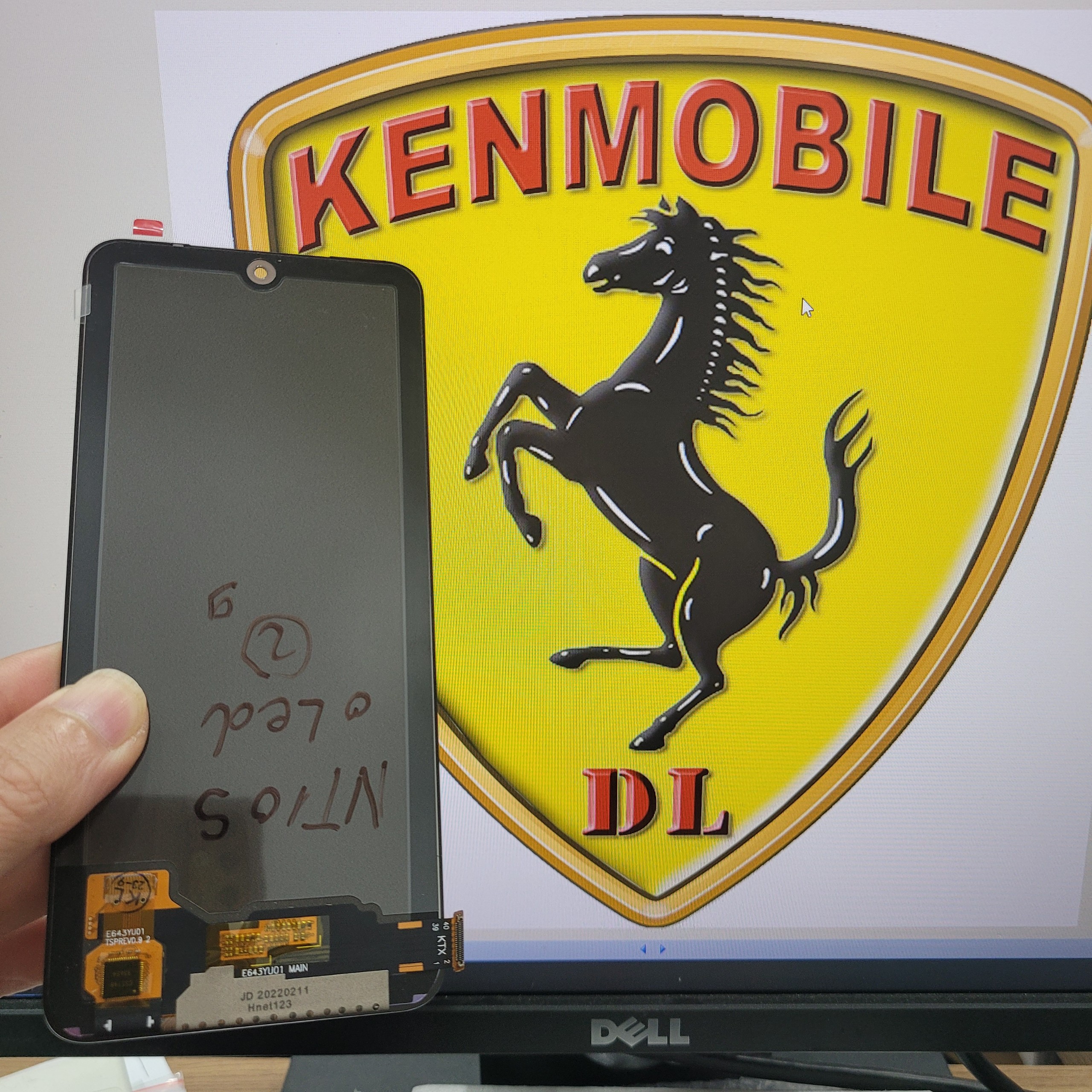Màn hình tương thích xiaomi redmi note 10 4g / redmi note 10s, loại oled, size to