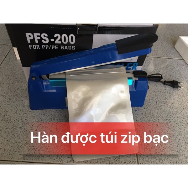 [HCM]Máy hàn miệng túi nhựa bằng tay PFS200 - 20cm ảnh thật- HÀN ĐƯỢC TÚI ZIP BẠC