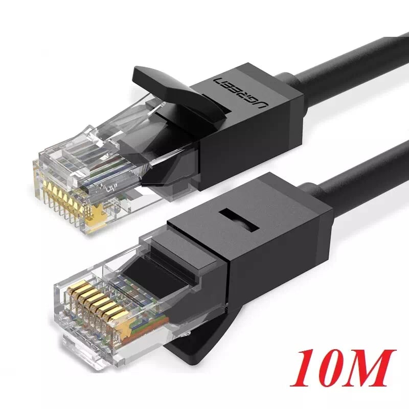 Ugreen 20164 10m màu đen cáp mạng lan cat6 utp nw102