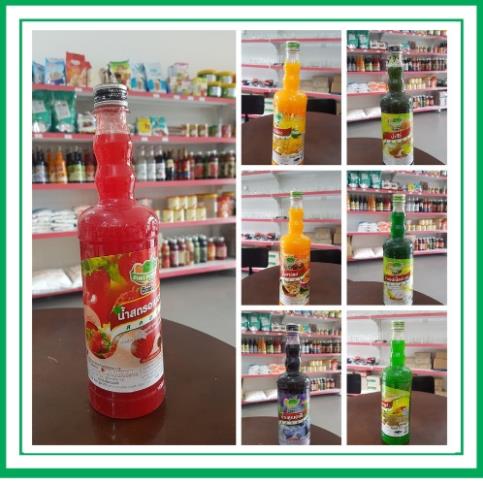 Siro thái lan dingfong có đủ các mùi chai 755ml - kho pha chế đà nẵng