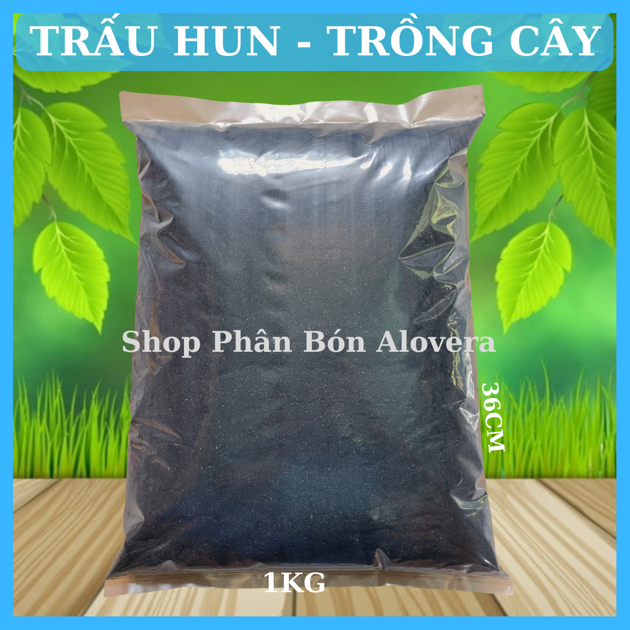 Trấu Hun Trồng Cây (Gói 1KG)