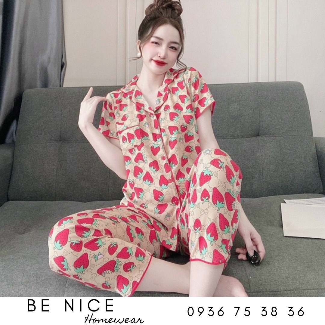 Set pijama mặc nhà chất đũi