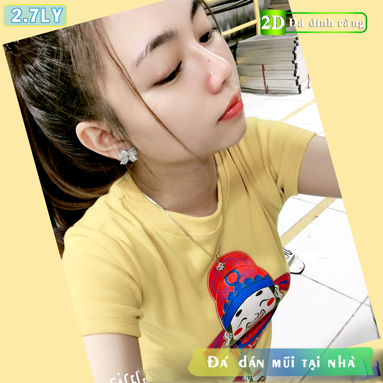 [HCM]Đá dán mũi tự làm tại nhà